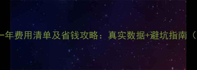 图片 德国留学打工一年费用清单及省钱攻略：真实数据+避坑指南（附最新政策）2