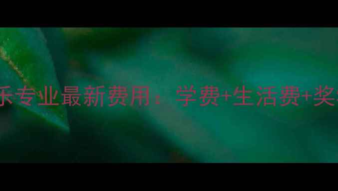 图片 悉尼大学音乐专业最新费用：学费+生活费+奖学金全指南1