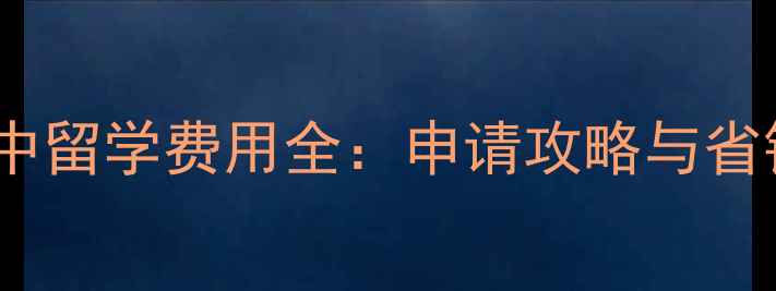 图片 荷兰高中留学费用全：申请攻略与省钱指南1
