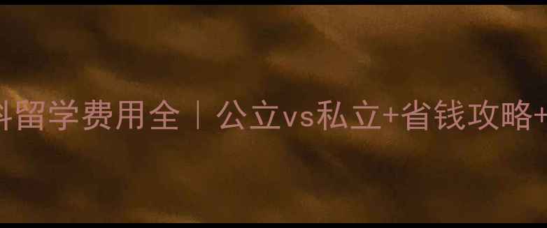 图片 💰荷兰本科留学费用全｜公立vs私立+省钱攻略+申请指南2