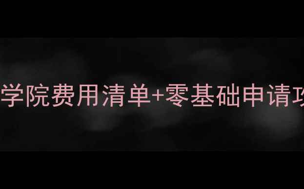 图片 🔥最新！釜山大学语言学院费用清单+零基础申请攻略（附奖学金信息）2