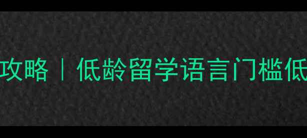 图片 🔥西班牙留学国际班申请全攻略｜低龄留学语言门槛低双录取！附最新政策解读📚