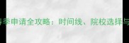 美国留学春季申请全攻略时间线院校选择与申请技巧