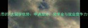报考雅思的7大留学优势申请加分奖学金与就业竞争力全攻略