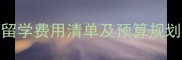 留学生活费全海外留学费用清单及预算规划指南附省钱技巧